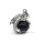 Plata de ley 925 Negro Onyx 15 MM Esfera Dragon Claw Colgante Joyas